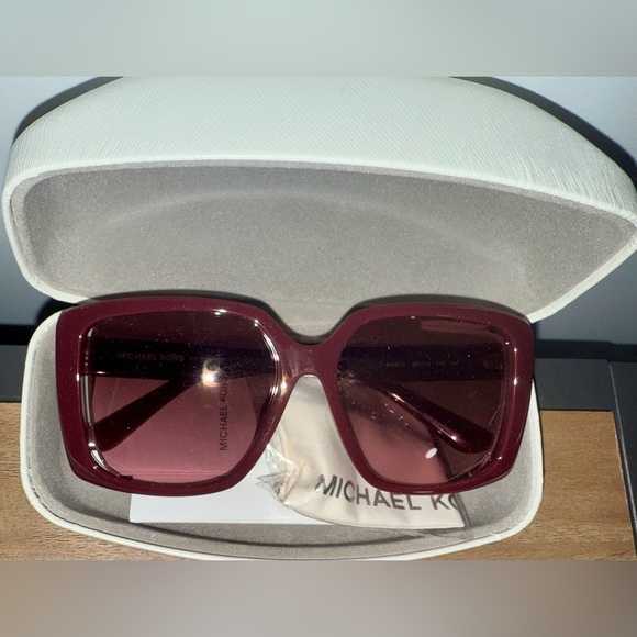 Michael Kors Accessories - Michael Kors Burgundy Sunglasses
